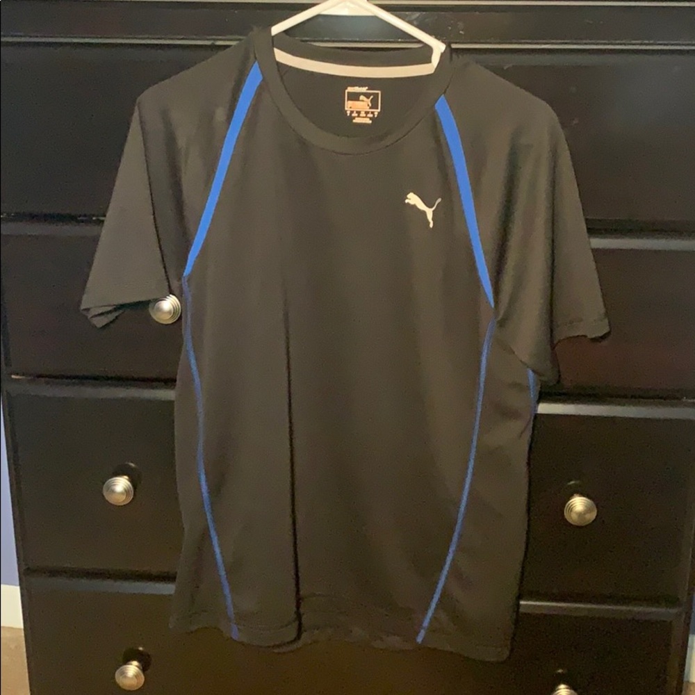 Puma Men’s Black Active Top, S